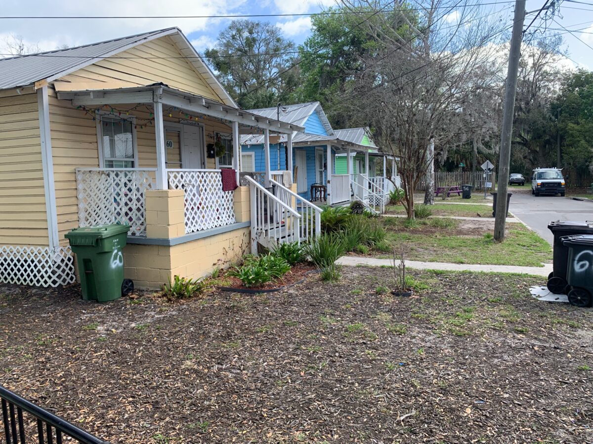 Sharron Green at the Homeless Coalition of St. John's County in St. Augustine, Florida