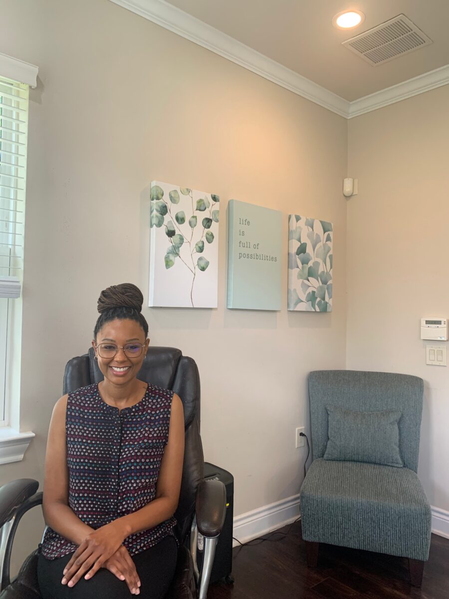 Raina Bailey at the PCHAS Houston location at St. John's Presbyterian Church