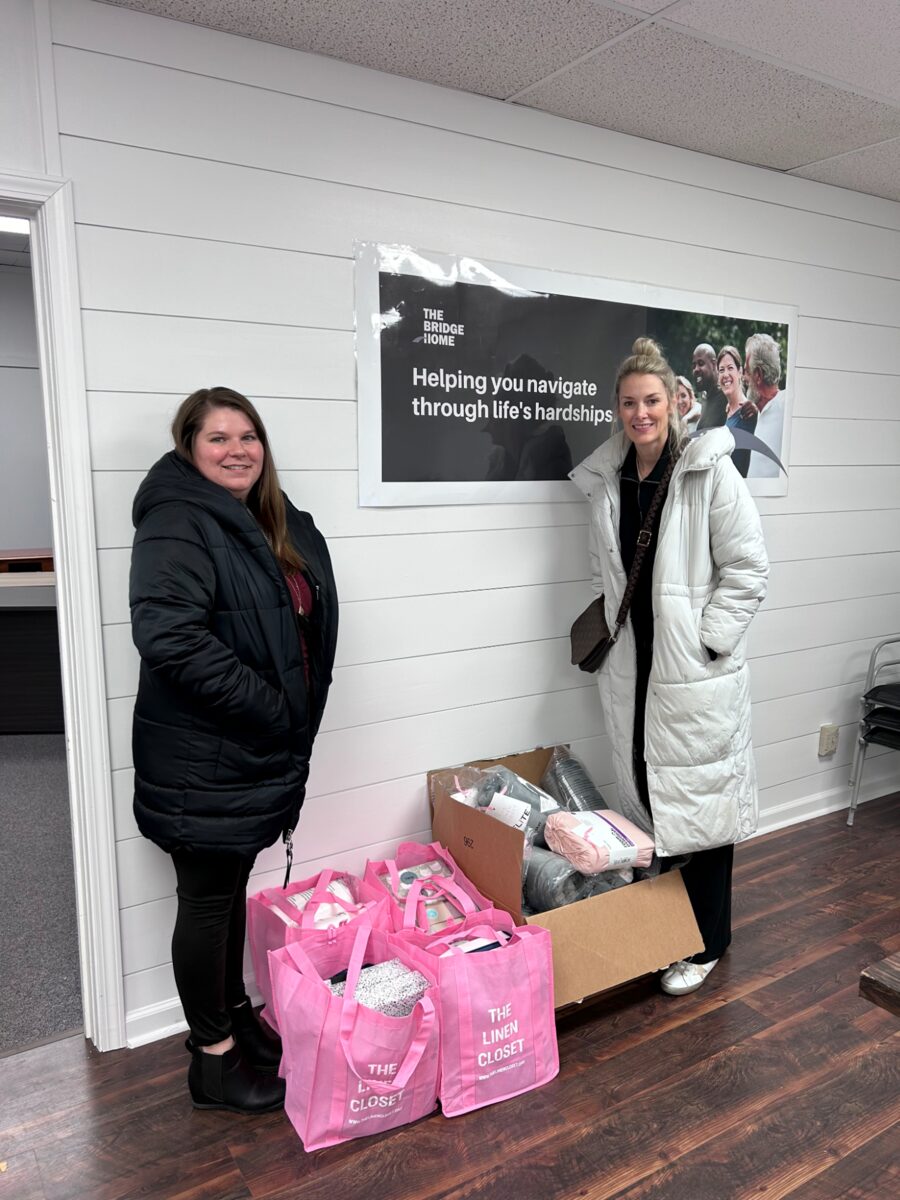 LL Beauty Injector clients' donations collected for The Bridge Home in Ames, Iowa