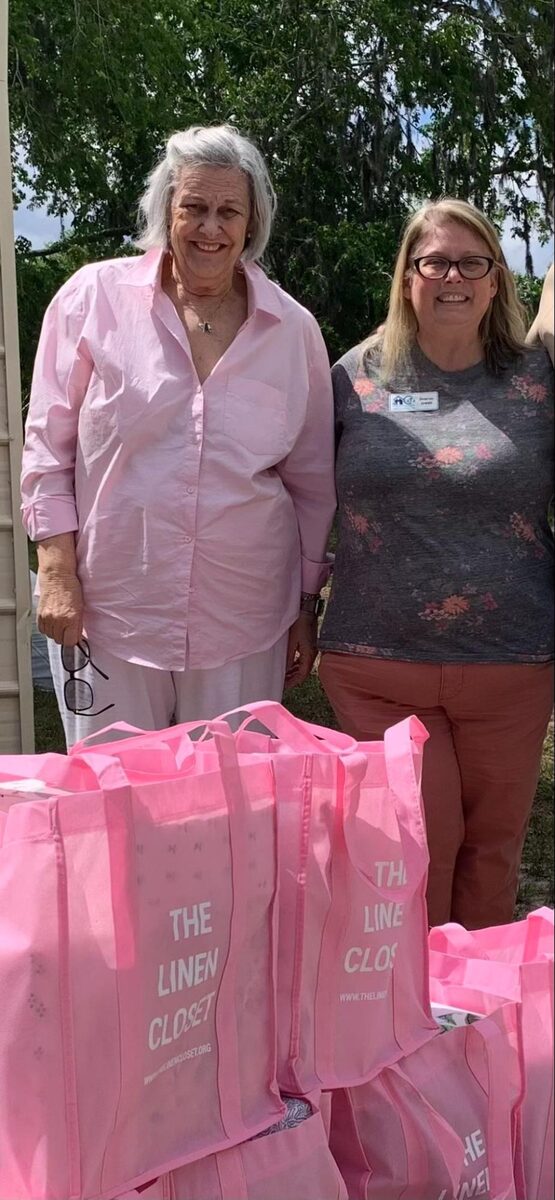 Sharron Green at the Homeless Coalition of St. John's County in St. Augustine, Florida