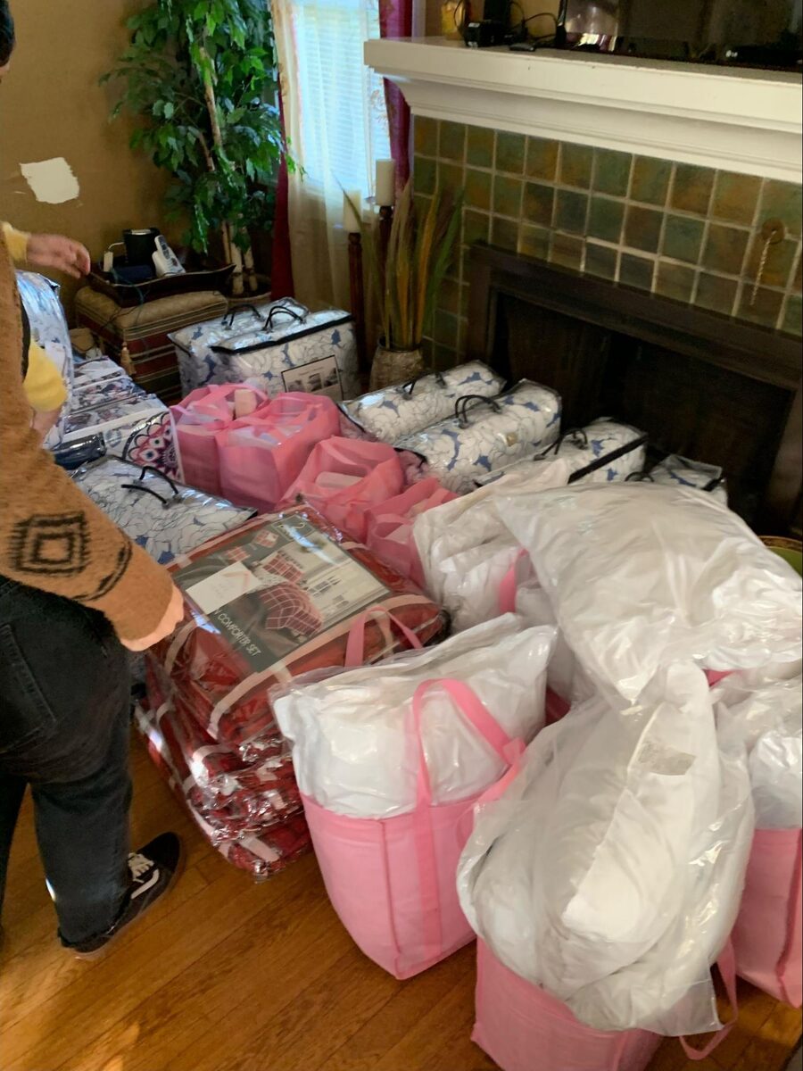 The Victory Outreach for Women transitional home in Portland, decorated for the season
